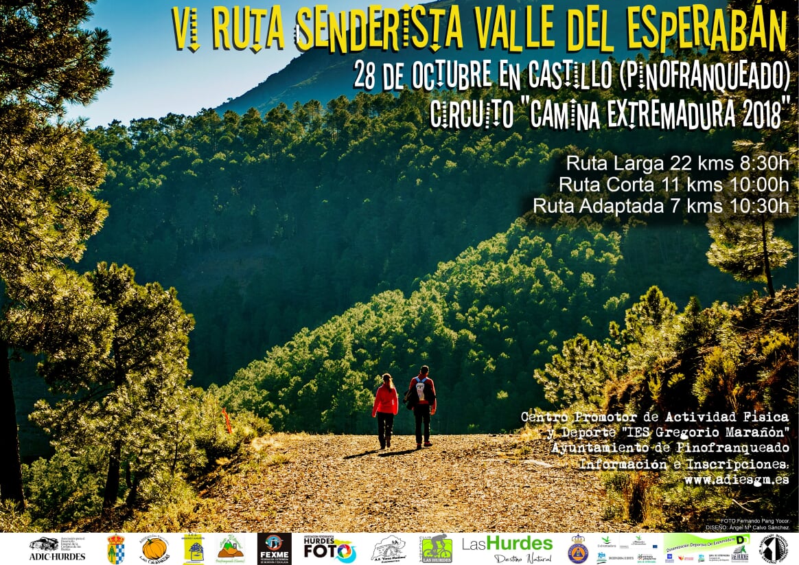 VI ruta senderismo Valle del Esperabán