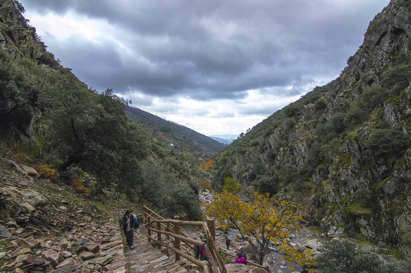 Ruta senderismo al Chorro de la Meancera de El Gasco, Las Hurdes