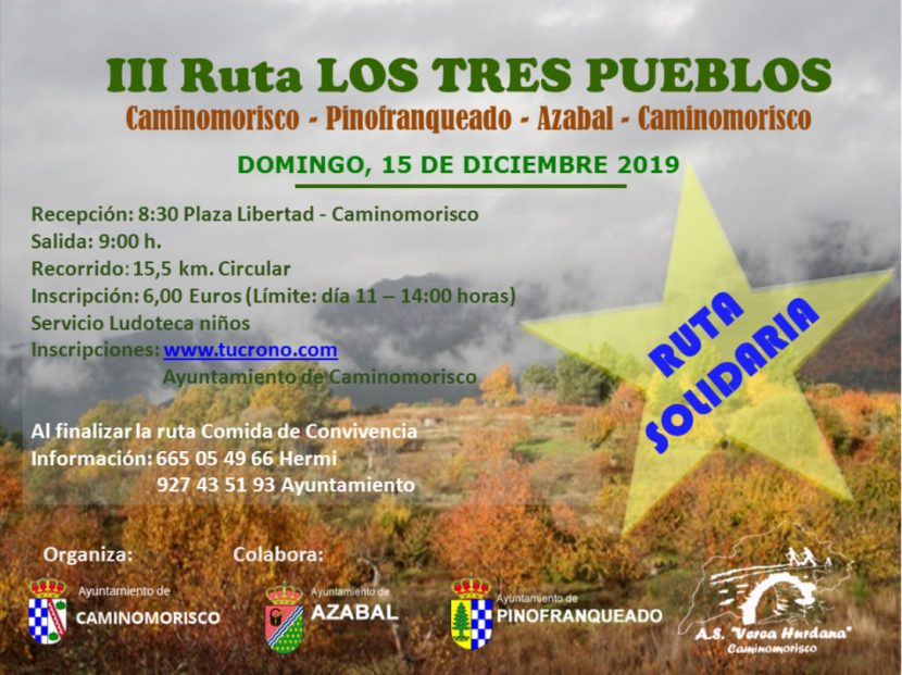 III Ruta senderismo "Los tres pueblos"