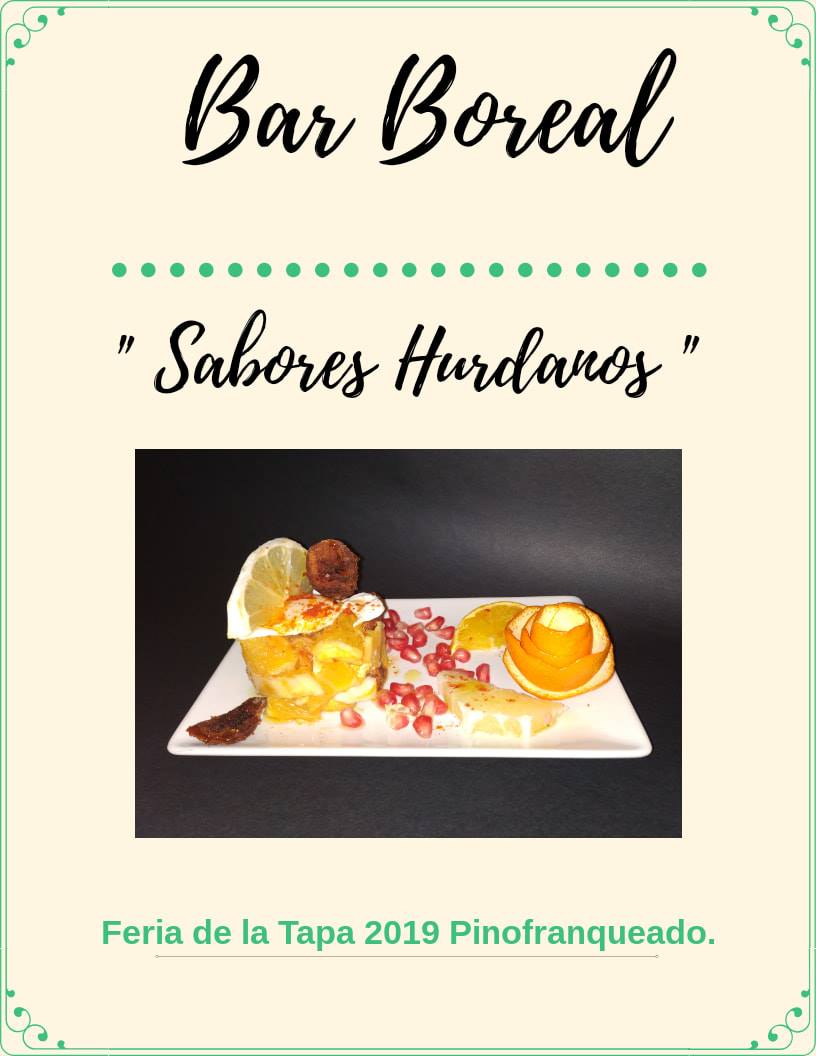 Feria de la tapa 2019 en Pinofranqueado