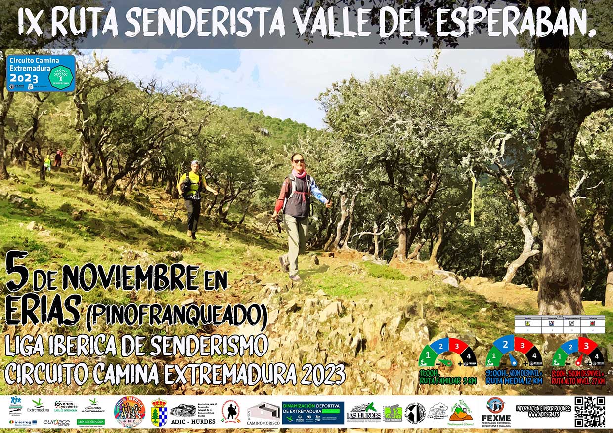 IX Ruta senderismo Valle del Esperabán en Erías (Pinofranqueado-Las Hurdes)