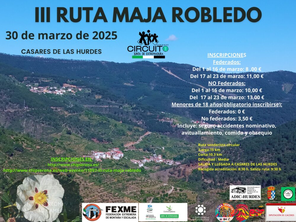 III Ruta senderismo Majá Robledo