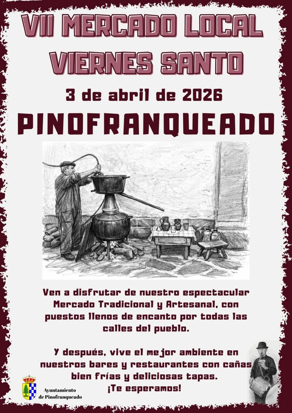 Mercado Local de Viernes Santo 2026 de Pinofranqueado, Las Hurdes