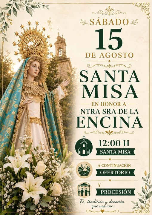 Santa Misa en honor a Ntra. Sra. de la Encina