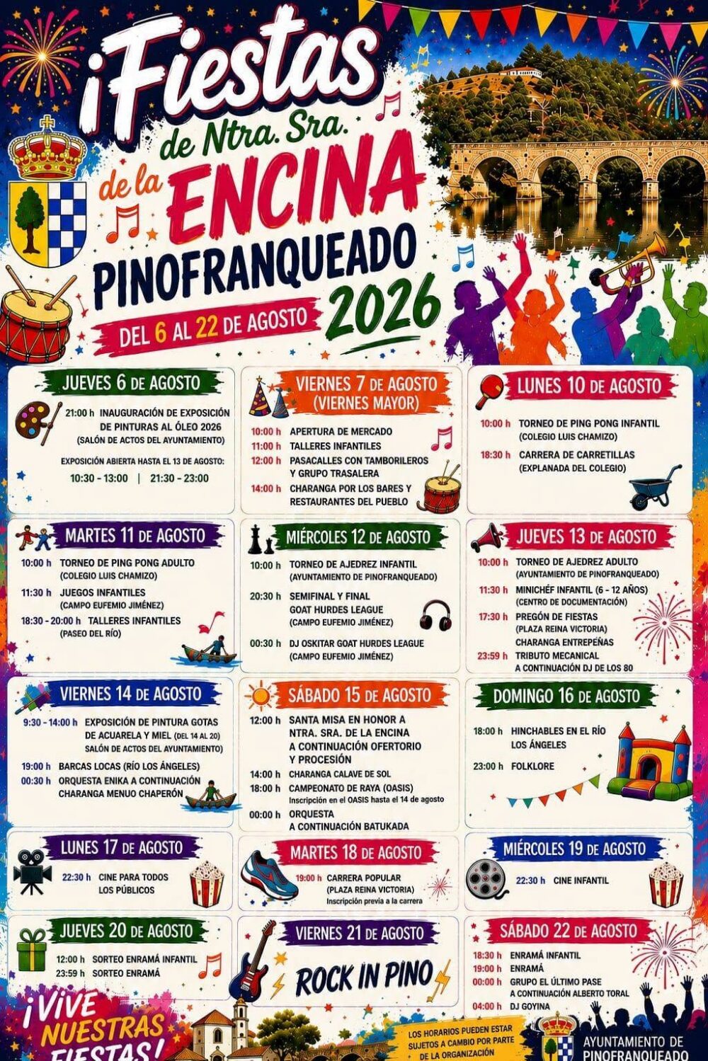 Fiestas de Pinofranqueado 2026